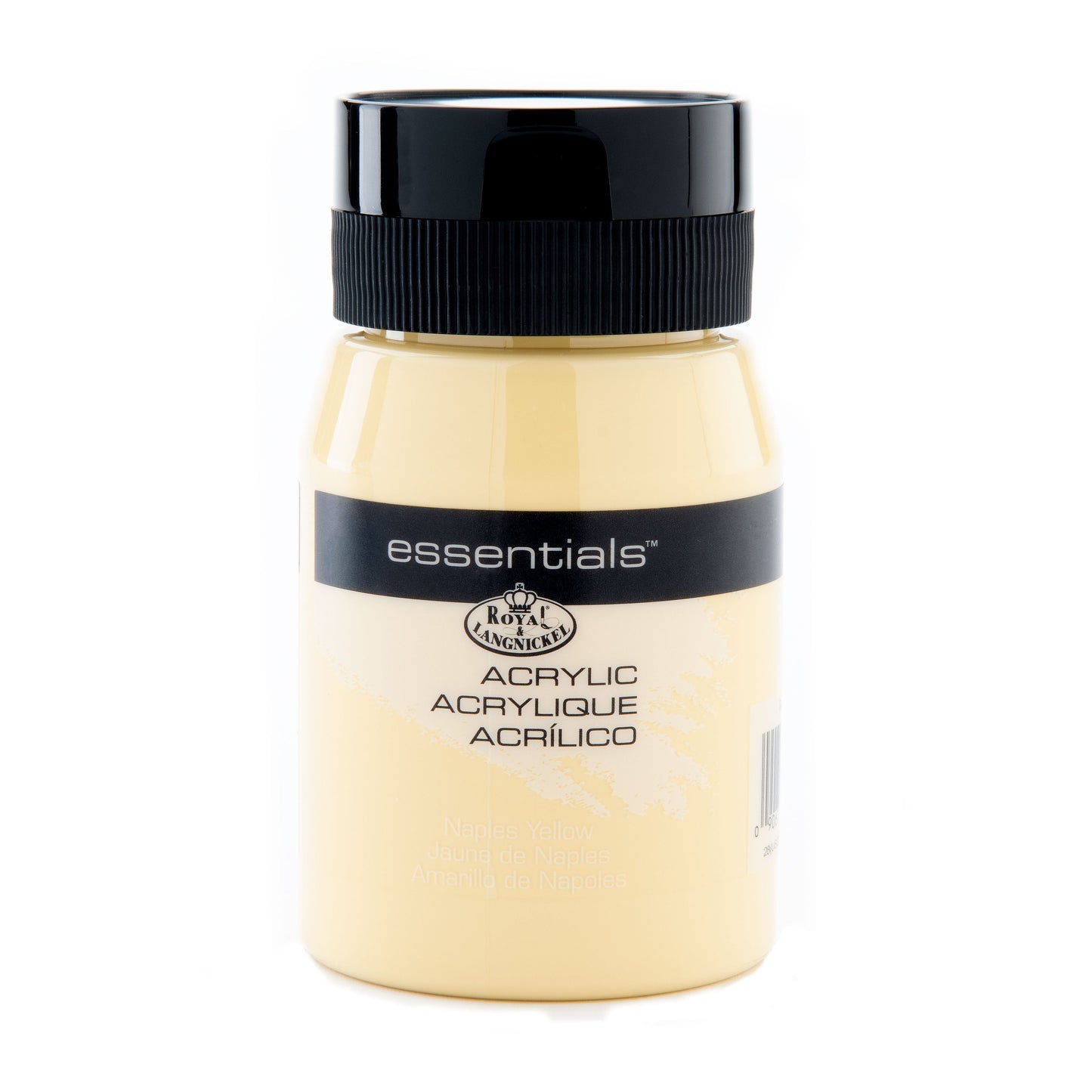 RAA-5118 - Naples Yellow 500 ml Acrylic Paint glam on white