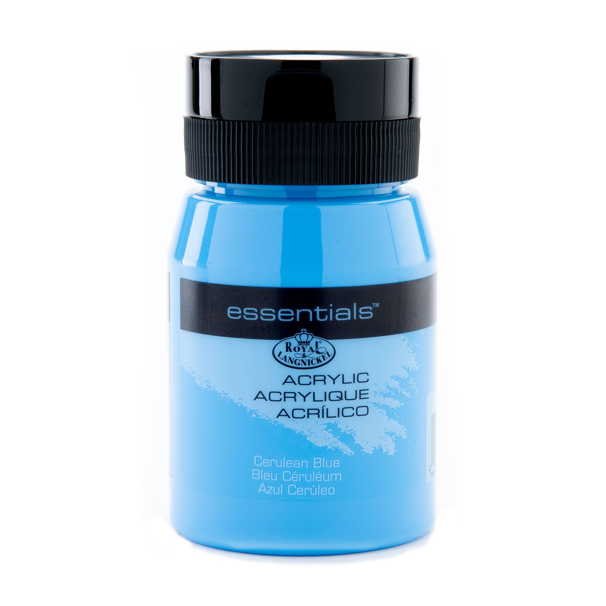 RAA-5143 - Cerulean Blue 500 ml Acrylic Paint glam on white