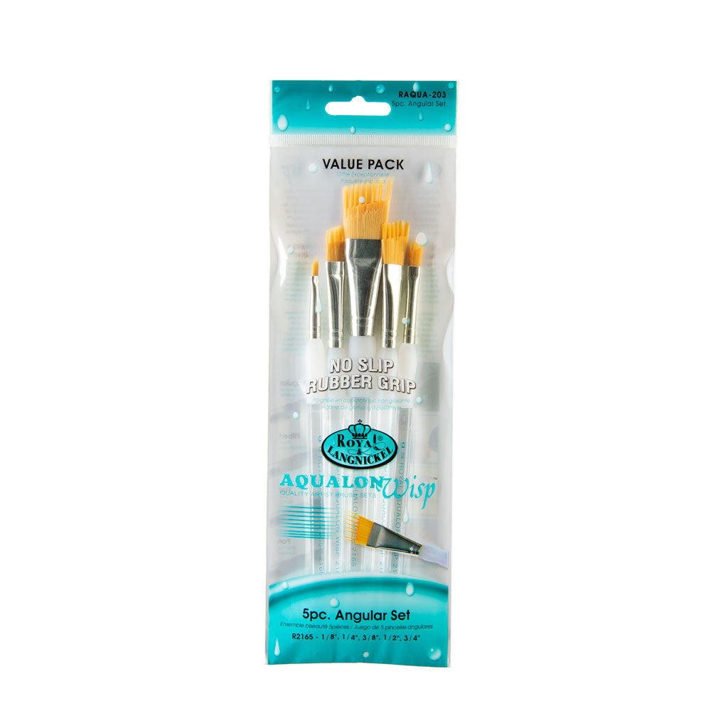 RAQUA-203 | Aqualon Wisp™ 5pc Angular Brush Set