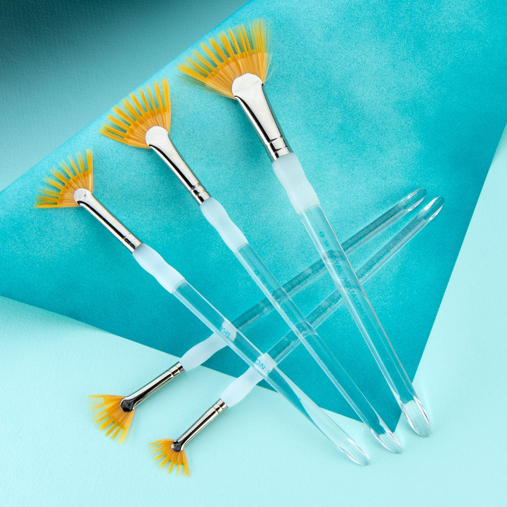 RAQUA-204 | Aqualon Wisp™ 5pc Fan Brush Set