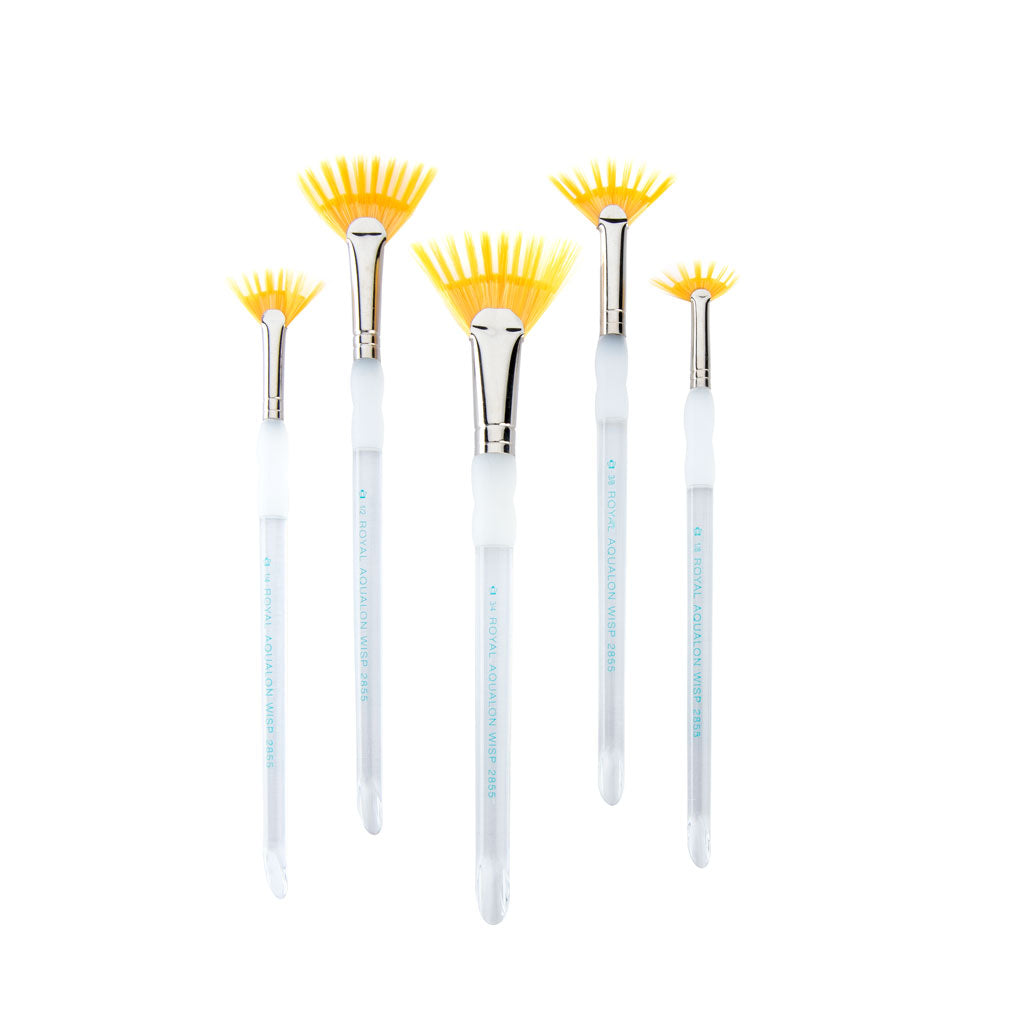 RAQUA-204 - Aqualon Wisp™ 5pc Fan Brush Set