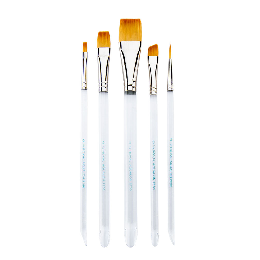 RAQUA-5 - Aqualon™ 5pc Variety Brush Set