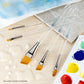 RAQUA-FIL/ANG | Aqualon™ 5pc Filbert/Angular Brush Set