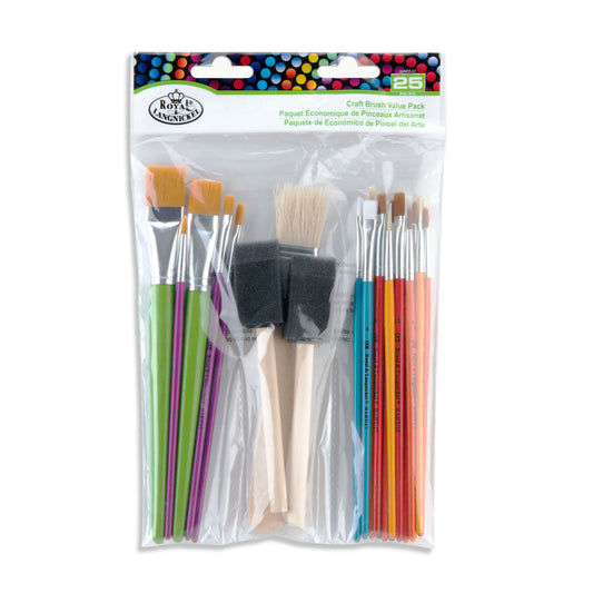 RART-17 - Craft Brushes - 25pc packaging front