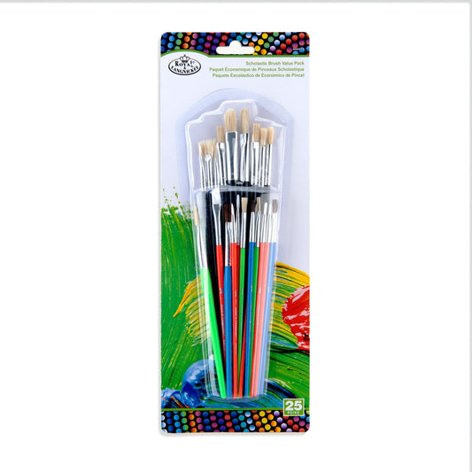 RART-19 - Scholastic Brushes - 25pc packaging front