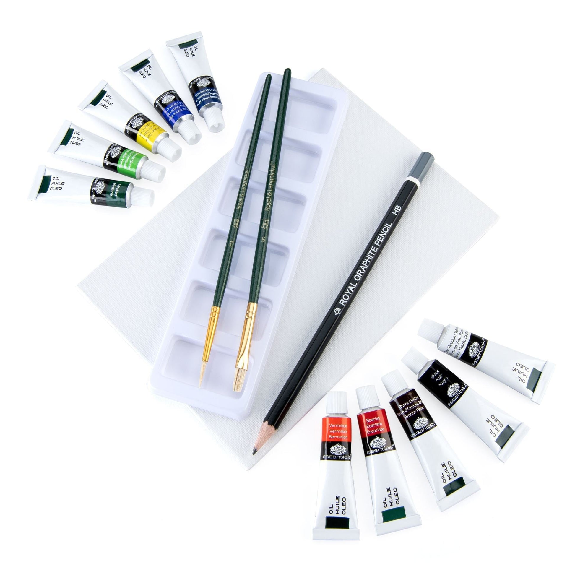 RART-2006 - Essentials™ 15pc Oil Painting Art Set glam 3