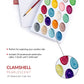 RART-2008 - Essentials™ 26pc Pearlescent Watercolor Painting Art Set infographic 1