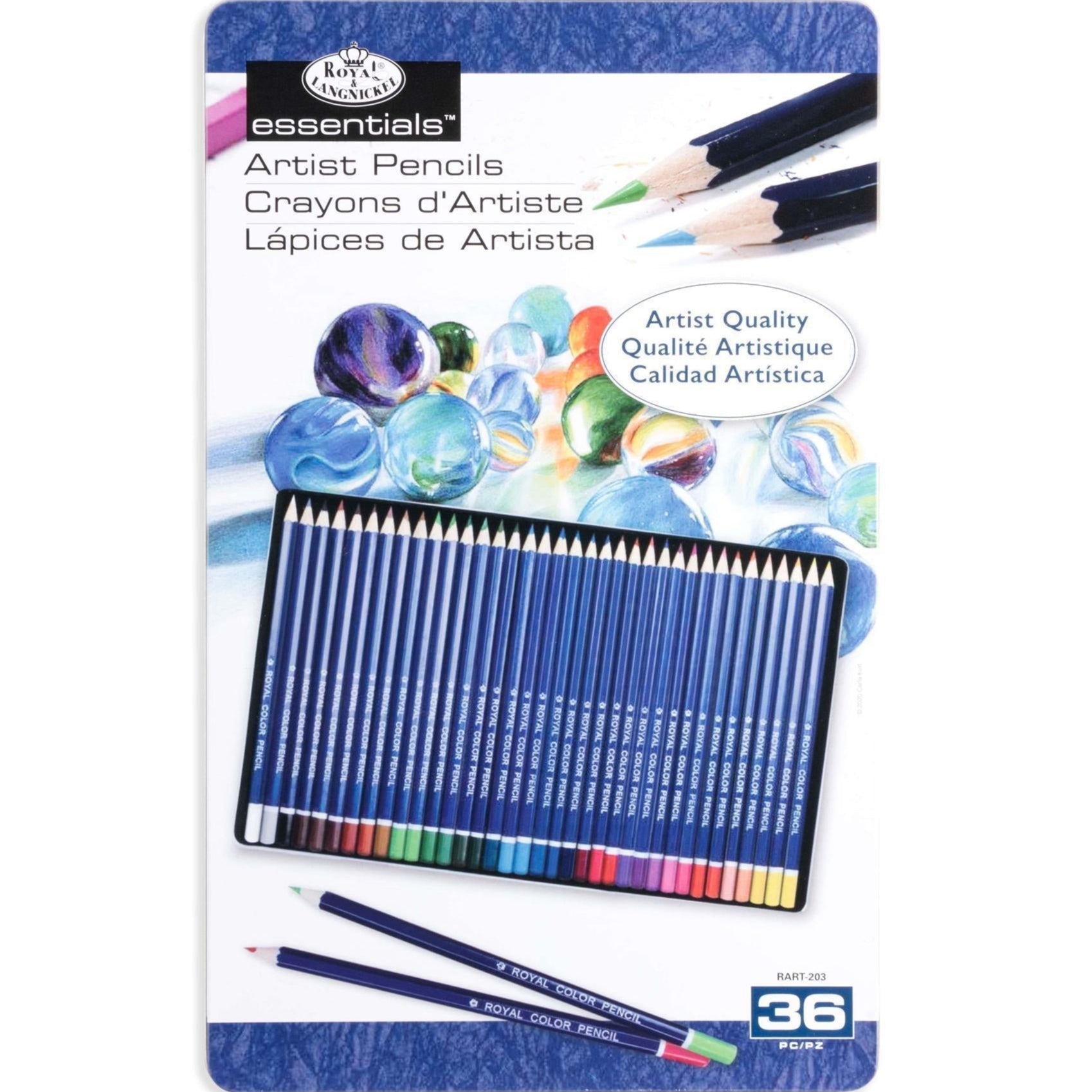 RART-203 - Color Pencil Set - 36pc packaging front