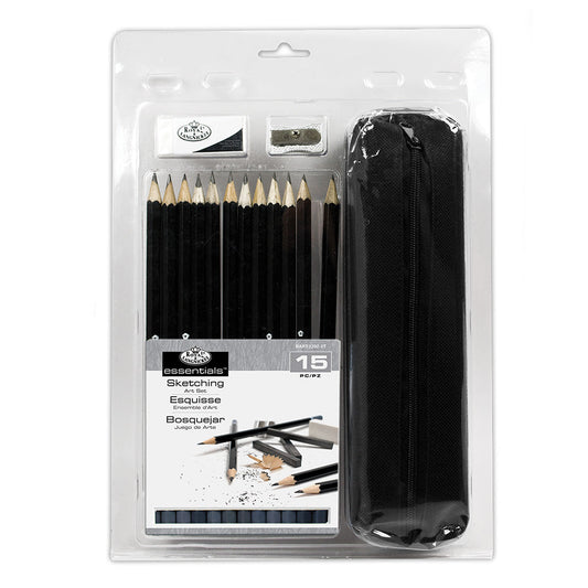 RART-2202 - Essentials™ 15pc Graphite Pencil Sketching Set with Case