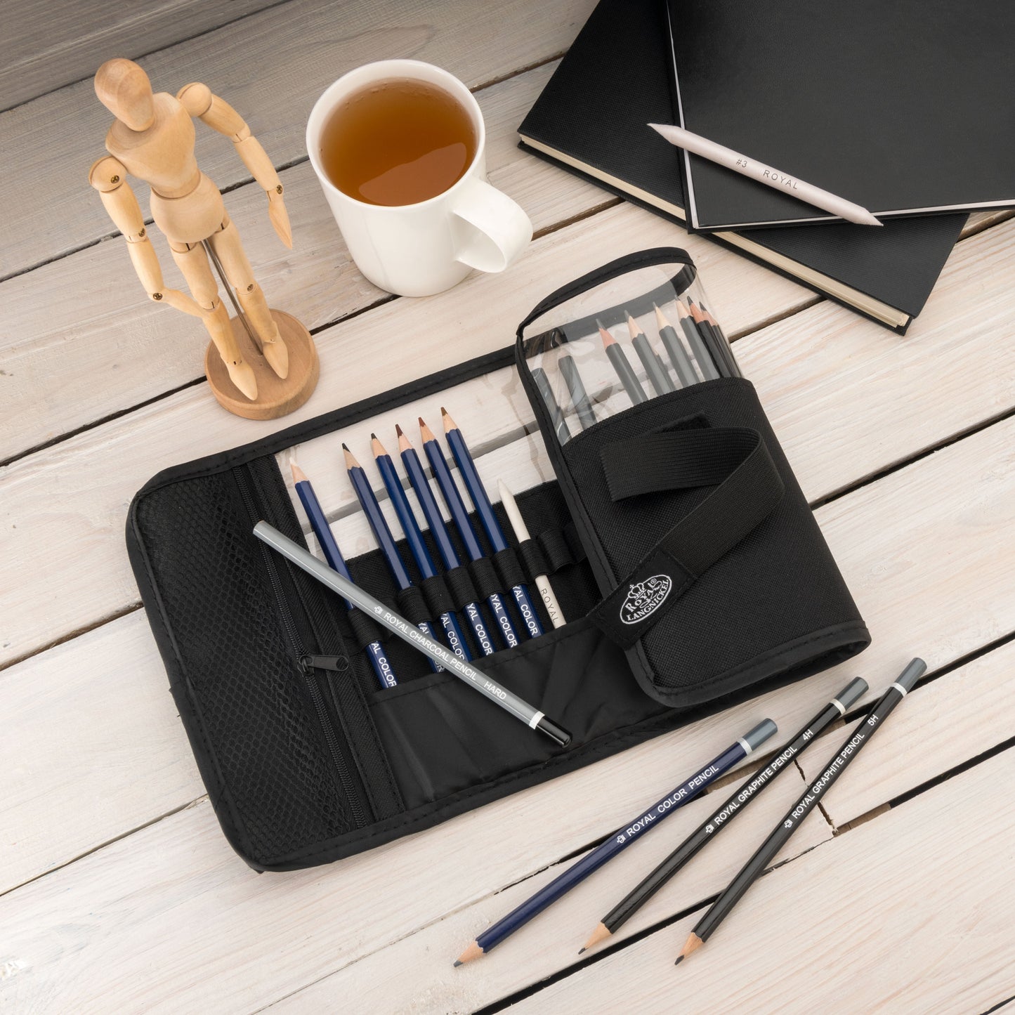 RART-2301 - Essentials™ 25pc Sketching Pencil Set with Case glam