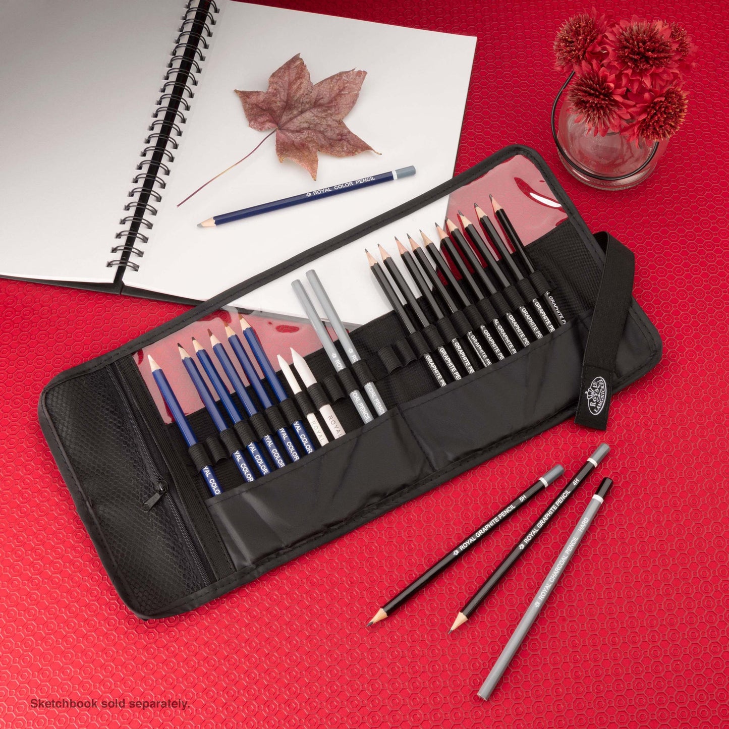 RART-2301 | Essentials™ 25pc Sketching Pencil Set with Case