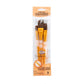 RCC 230 - Crafter's Choice™ 3pc Synthetic Camel Hair Flat Brush Set packaging front