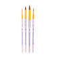 RCC 237 - Crafter's Choice™ 4pc Brown Taklon Round Brush Set