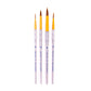 RCC 237 - Crafter's Choice™ 4pc Brown Taklon Round Brush Set