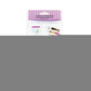 RCC 306 - Crafter's Choice™ 9pc White Taklon Shader/Wash Brush Set packaging back