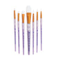 RCC 406 - Crafter's Choice™ 7pc White Taklon Variety Brush Set