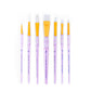 RCC 408 - Crafter's Choice™ 7pc White Taklon Variety Brush Set