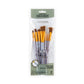 RCC 411 - Crafter's Choice™ 7pc Brown Taklon Variety Brush Set packaging front