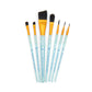 RCC 416 - Crafter's Choice™ 7pc Black Taklon Variety Brush Set