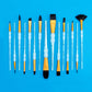 RCC 603 - Crafter's Choice™ 15pc Black Taklon Variety Brush Set glam 1