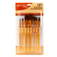 RCC 605 - Crafter's Choice™ 15pc Natural Hair Variety Brush Set packaging front