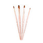 RCC PRO104-ZP - Crafter's Choice™ Pro 4pc Synthetic Sable Filbert Brush Set glam 3