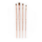 RCC PRO106-ZP - Crafter's Choice™ Pro 4pc Synthetic Sable Shader Brush Set