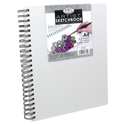 RCSB-A4 - Essentials™ Canvas Cover Artist Sketchbook - A4 - 11.7" x 8.3"/297 mm x 211 mm