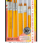 RCVP-117 | Gold Taklon Standard Handle 30pc Round Brush Value Set