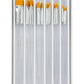 RCVP-CL501 | Clear Choice 24pc Golden Taklon Flat Brush Set