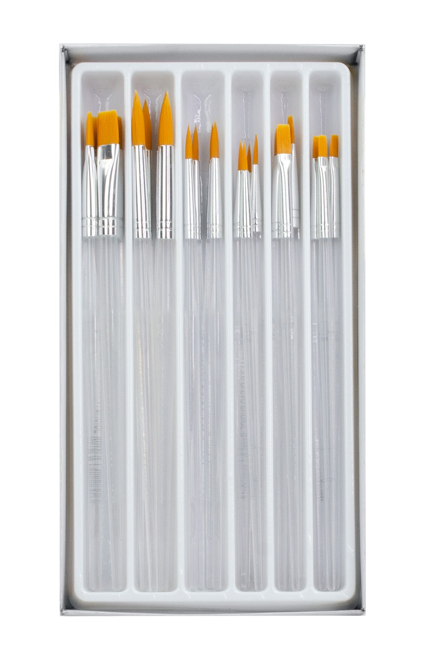 RCVP-CL503 | Clear Choice 24pc Golden Taklon Combo Brush Set