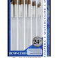 RCVP-CL505 | Clear Choice 24pc Natural Hair Round Brush Set