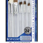 RCVP-CL507 | Clear Choice Ceramic Short Handle Combo Brush Set