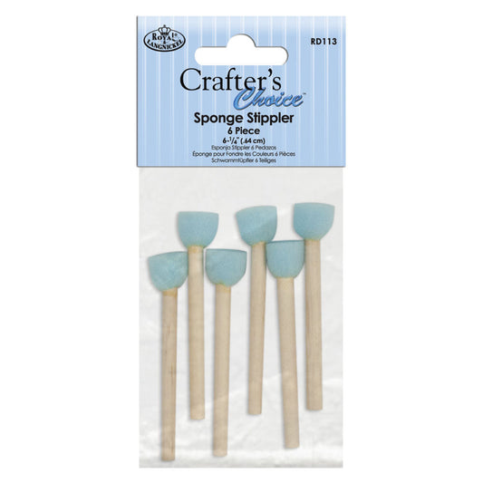 RD113 - Crafter's Choice™ 6pc 6.25" Sponge Stippler Set