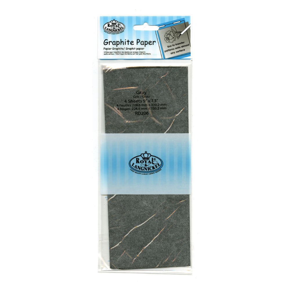 RD206 | Gray Graphite Paper - 4 Sheets – Royal & Langnickel