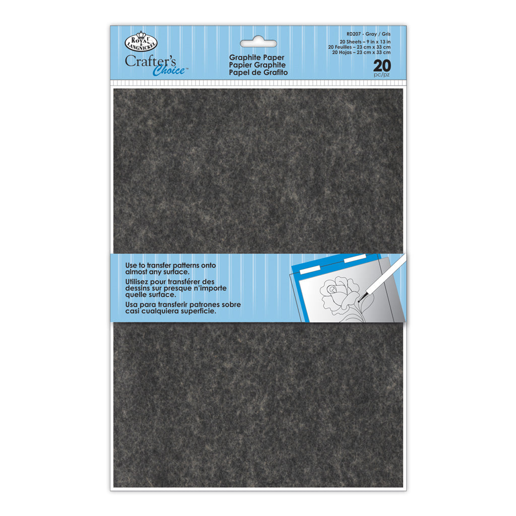 Graphite Copy Paper RD207 | Gray Graphite Paper - 20 Sheets – Royal & Langnickel