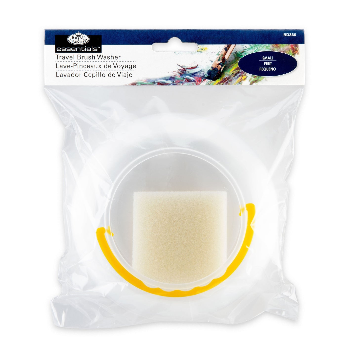 RD330 - Small Travel Brush Washer packaging front