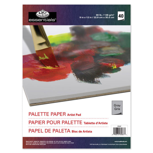 RD347 - 9" x 12" Gray Palette Paper Artist Pad