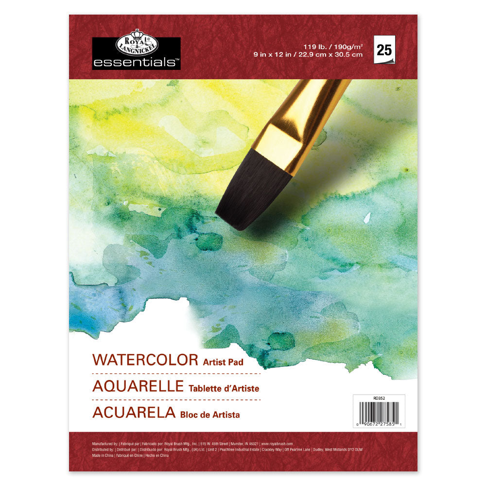 RD352 - 9" x 12" Watercolor Artist Pad