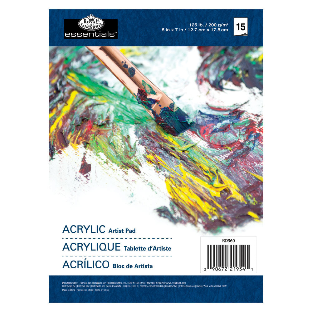 RD360 - 5" x 7" Acrylic Paint Artist Pad