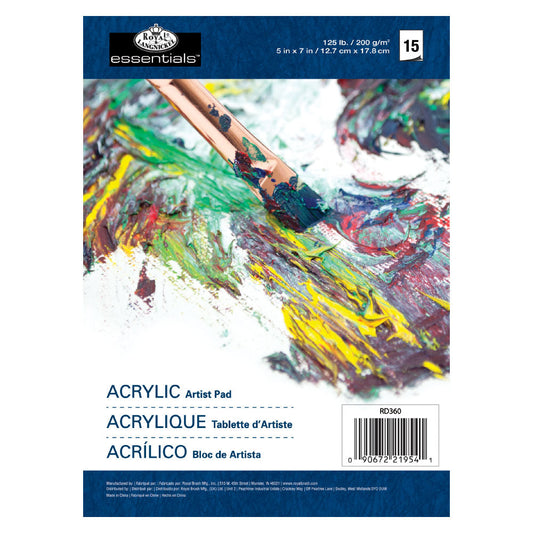 RD360 - 5" x 7" Acrylic Paint Artist Pad