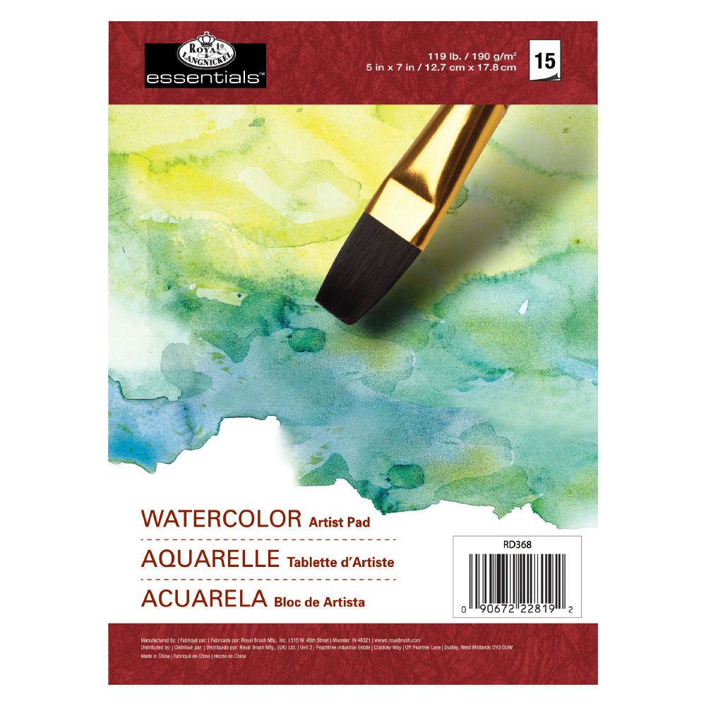 RD368 - 5" x 7" Watercolor Artist Pad