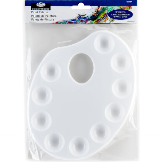 RD42P - Essentials™ Oval 10-Well Paint Palette packaging front