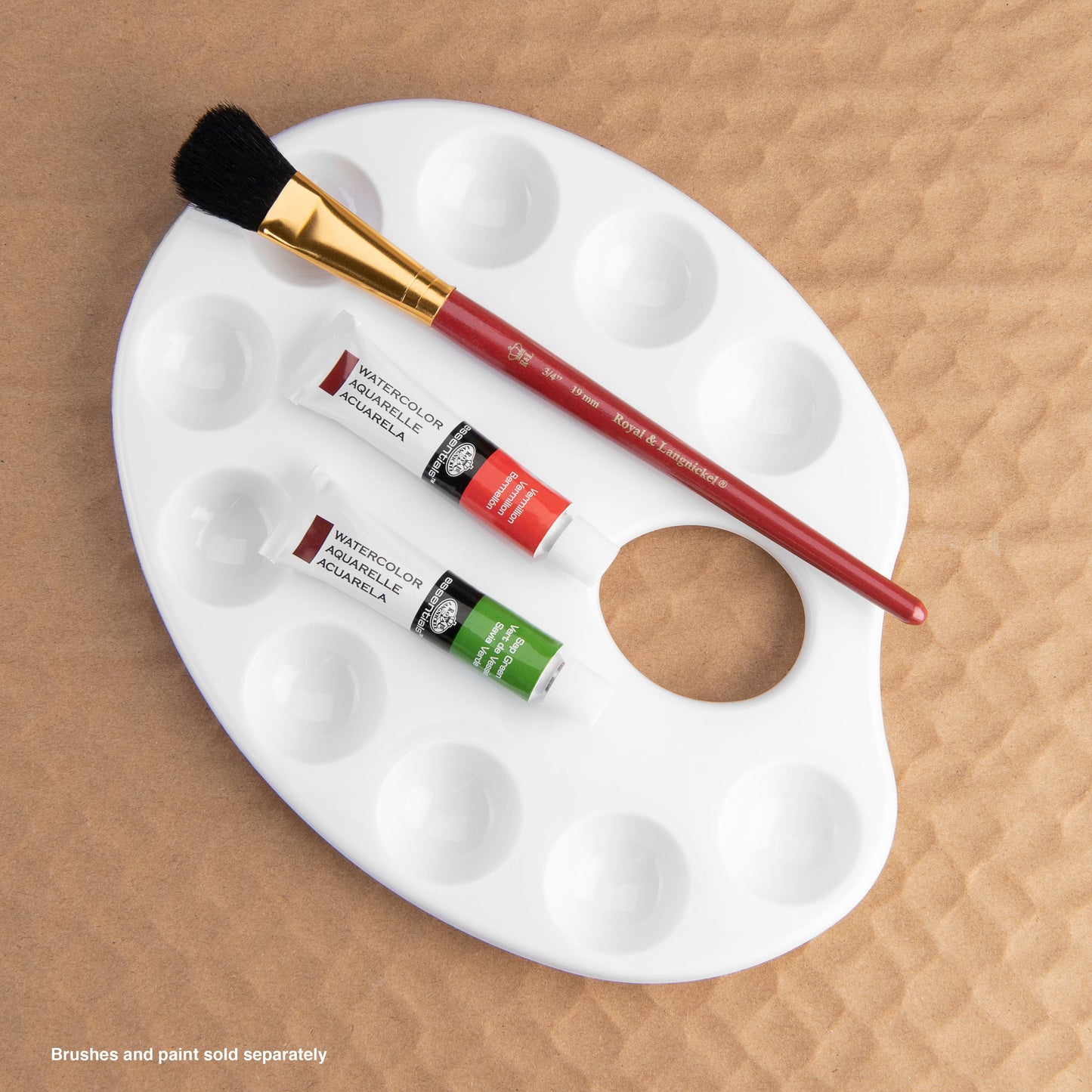 RD42P - Essentials™ Oval 10-Well Paint Palette glam