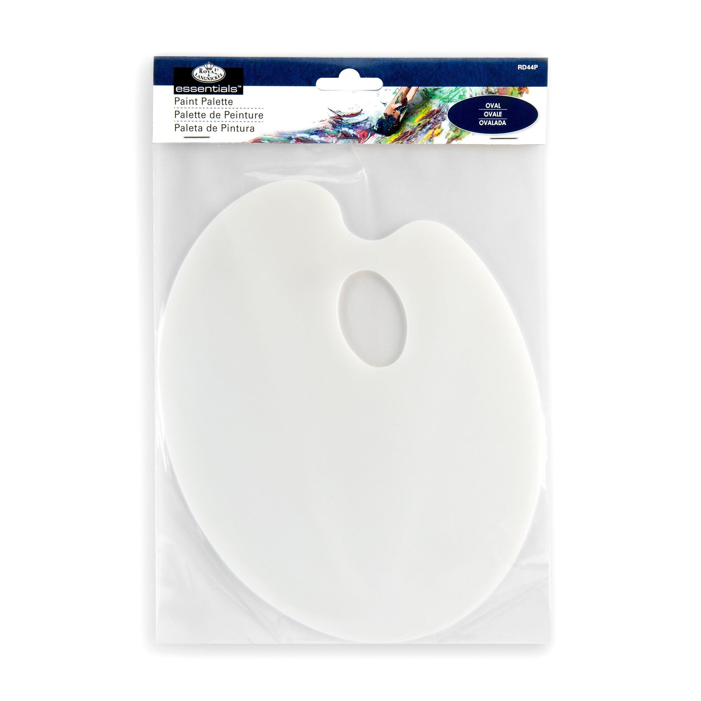 RD44P - Essentials™ Oval Paint Palette packaging front