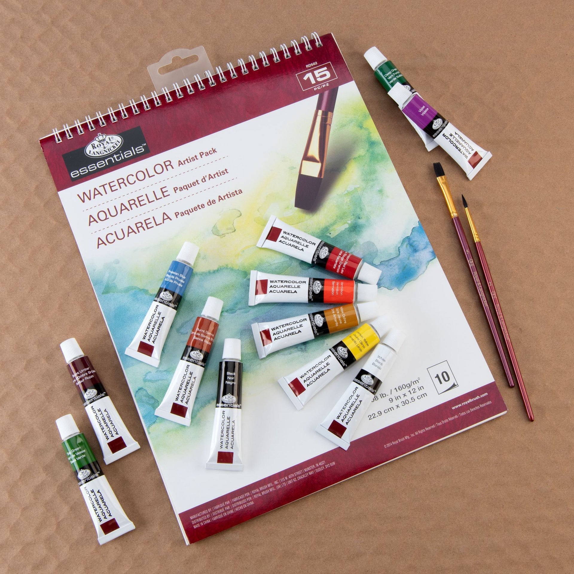 RD502 | Watercolor Artist Pack - 15pc – Royal & Langnickel