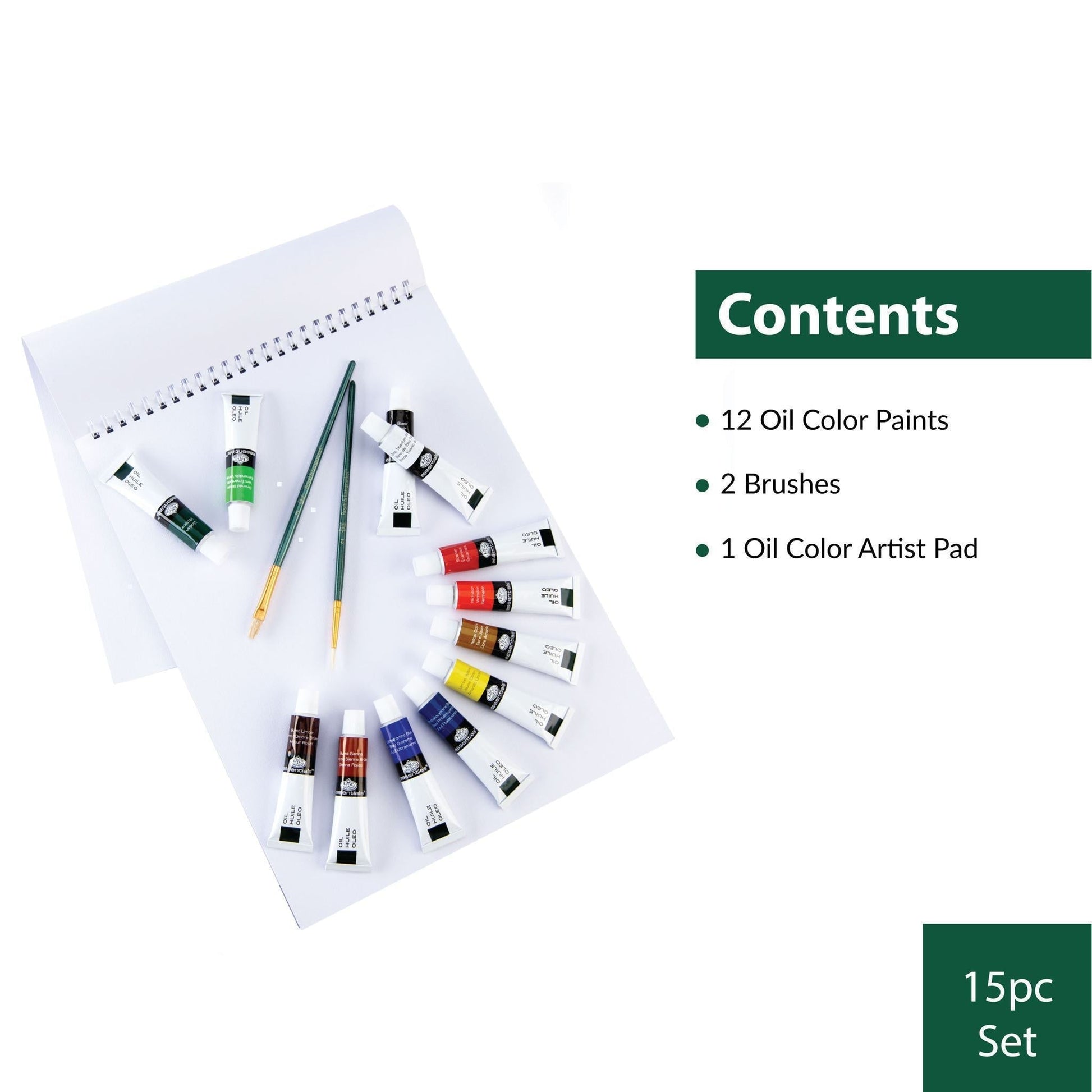 RD506 - Oil Artist Pack - 15pc infographic 3