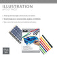 RD562 - Illustration Art Artist Pack - 16pc infographic 2