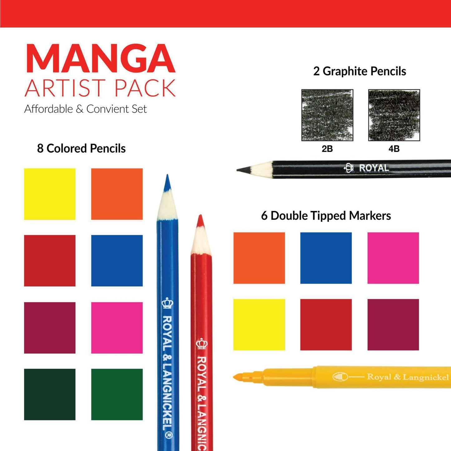 RD564 - Manga Artist Pack - 20pc info 3