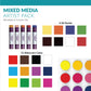 RD570 - Mixed Media Artist Pack - 39pc infographic 2